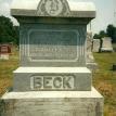 Beck Cemetery, Houston Beck and Isabelle Victoria Orr